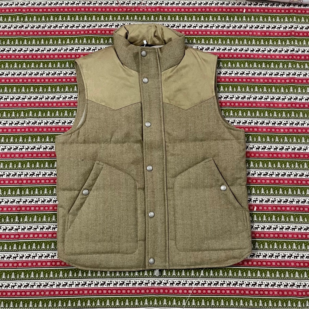 Brunello Cucinelli Quilted Wool-Blend Vest in Olive